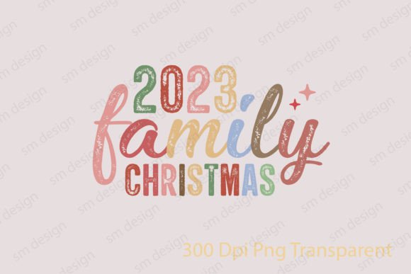 2023 Family Christmas SVG Design for Creative Graphics