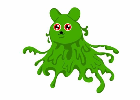 Adorable Сute Slime Mouse Svg for Halloween