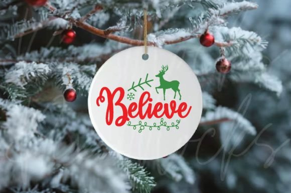 Believe SVG - A Festive Graphic for Creative Crafts
