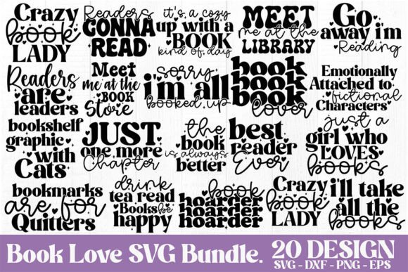 Book Lover SVG Bundle: A Perfect Addition for Crafters