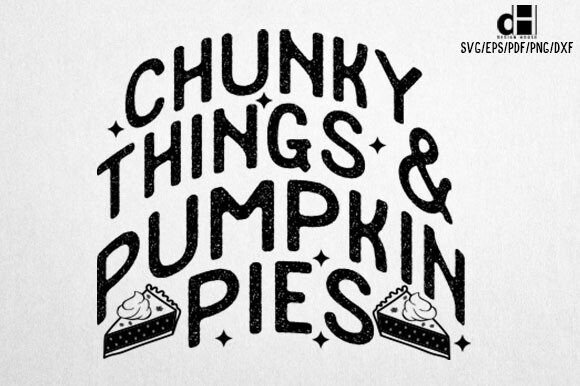 Fall Pumpkin Pies SVG PNG Design for Crafts and Graphics