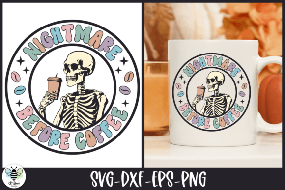 Halloween Coffee Quote SVG for Spooky Branding