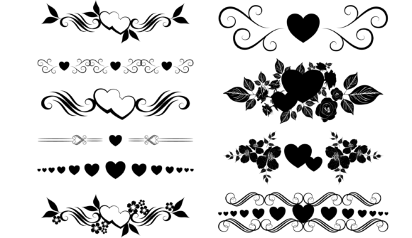 Heart Border Svg: A Versatile Graphics Asset for Crafts and Publishing