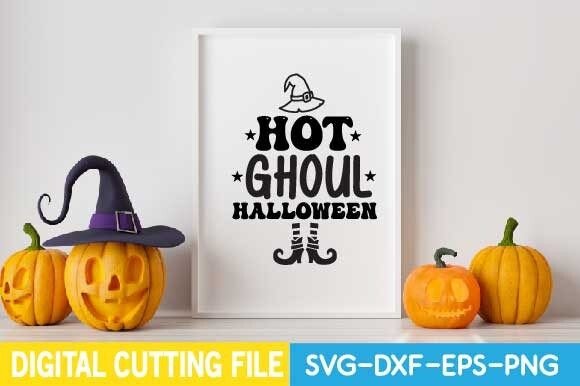 Hot Ghoul Halloween Svg: A Spooky Graphics Asset for Crafts