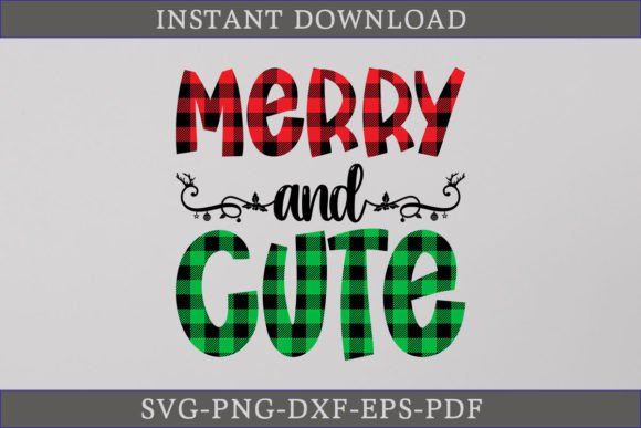 Merry and Cute Christmas SVG: A Charming Graphics Asset for Crafts