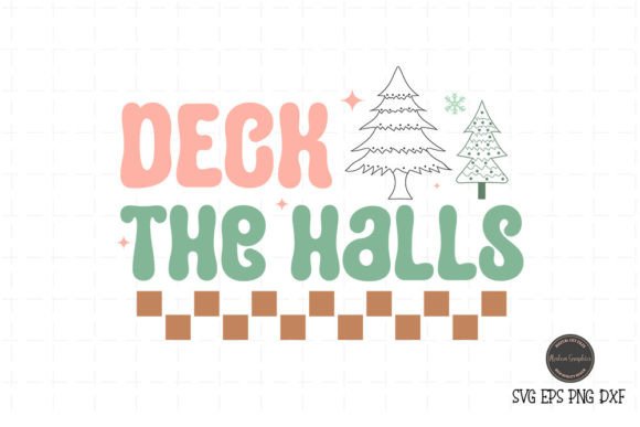 Retro Christmas Cheer: Deck the Halls SVG
