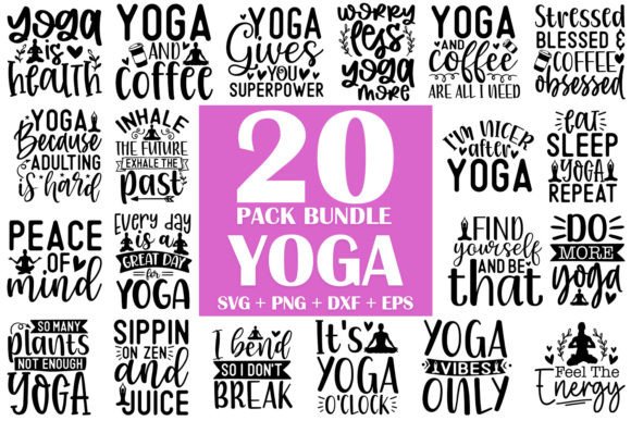 Yoga SVG Bundle: A Versatile Graphics Tool for Creative Crafts